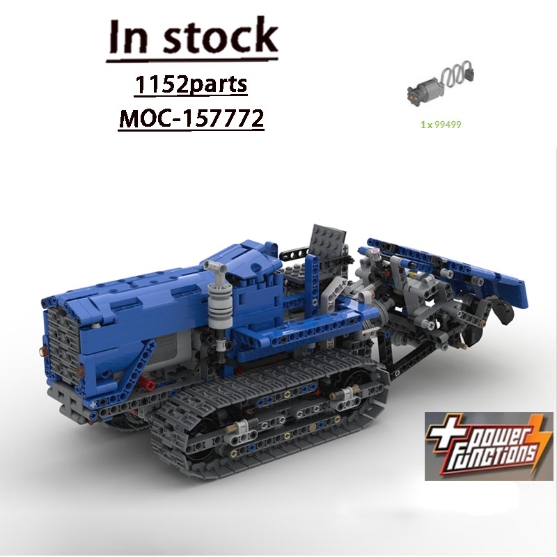 Urban Farming Building - MOC-157772 Trator Agrícola Urbano de Esteira,