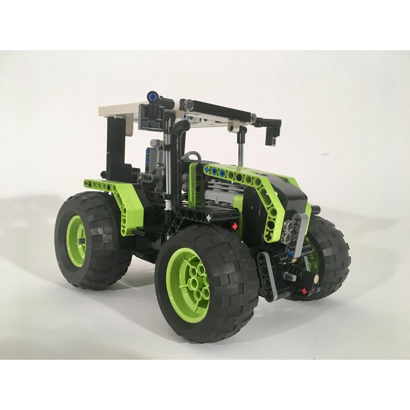 Urban Farming Building - MOC-97333 Trator Agrícola Urbano de Blocos