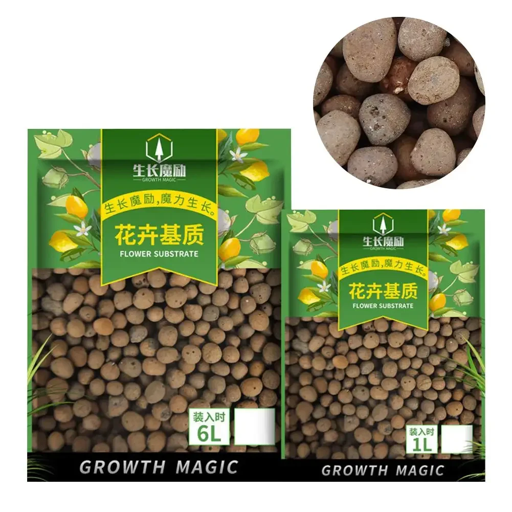 2l bolas de argila de drenagem - Clay Pebble Growing avaliação e preço